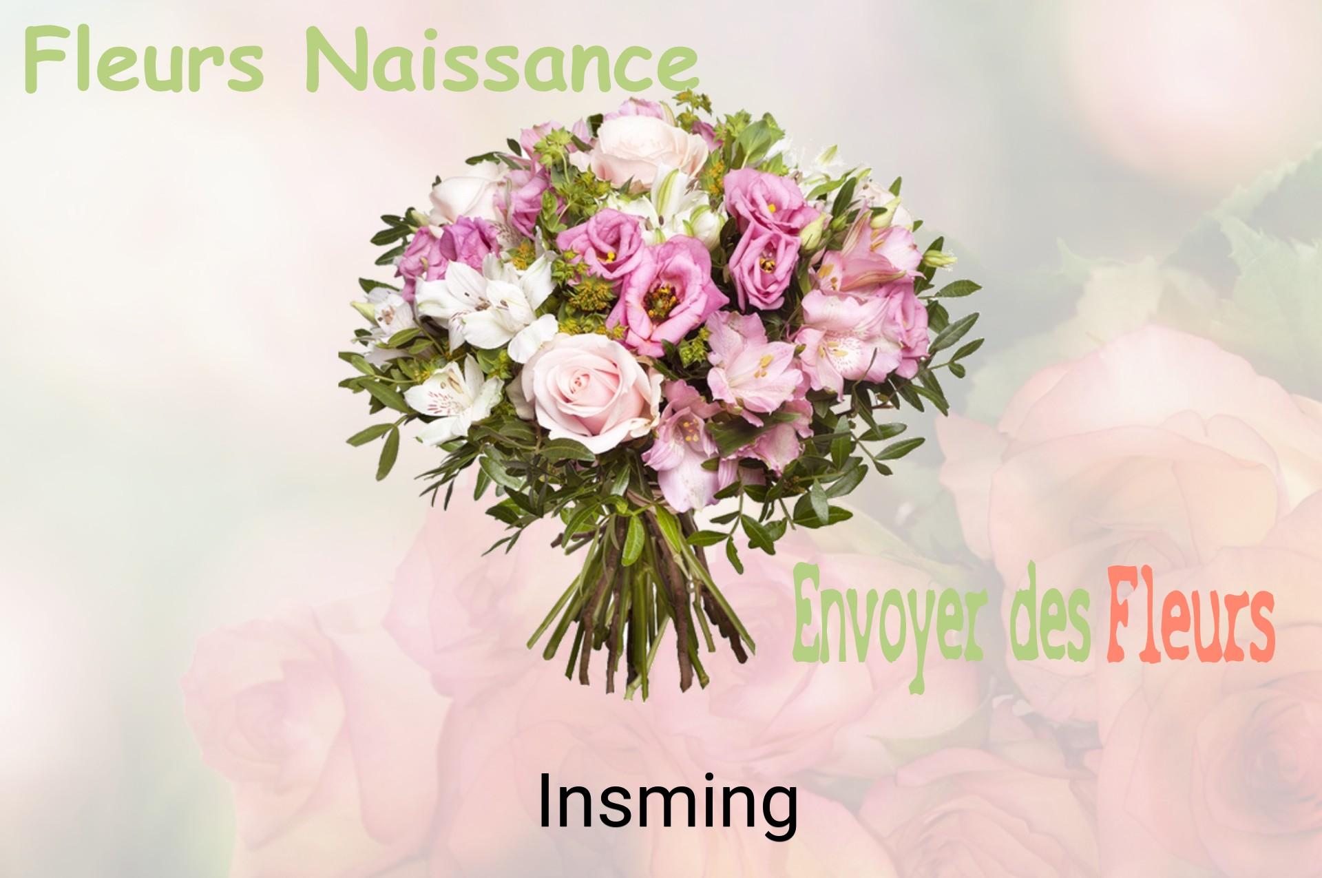 Bouquet de fleurs de naissance livré à Insming
